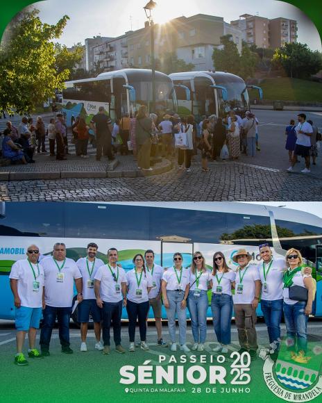 Passeio sénior da Junta de Freguesia de Mirandela 2025! Passeio sénior da Junta de Freguesia de Mirandela 2025!