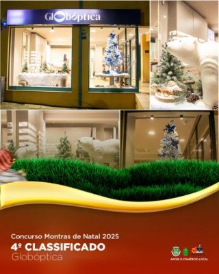 Concurso das Montras de Natal 2025 | An&uacute;ncio dos Vencedores