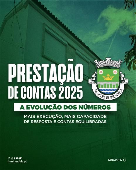 Presta&ccedil;&atilde;o de Contas 2025 | A evolu&ccedil;&atilde;o dos n&uacute;meros