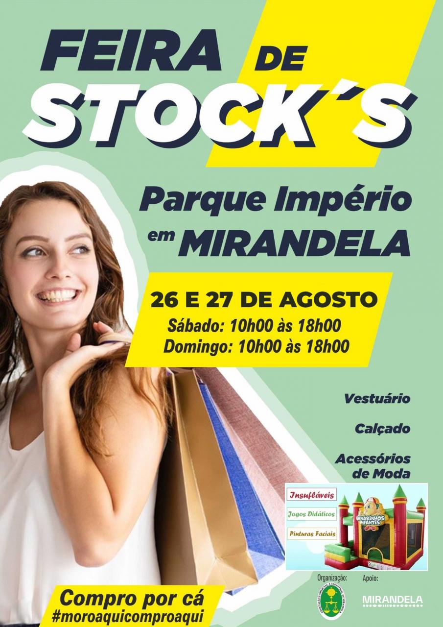 Comércio Tradicional  FEIRA DOS STOCKS 2023 - Junta de Freguesia de  Mirandela