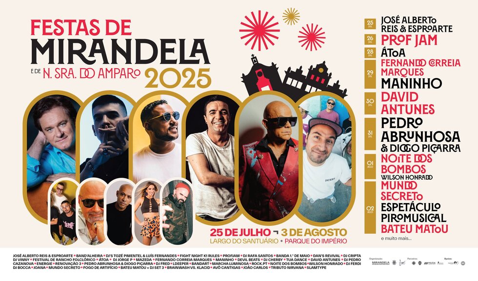 Festas de Mirandela e de N. Sra. do Amparo 2025
