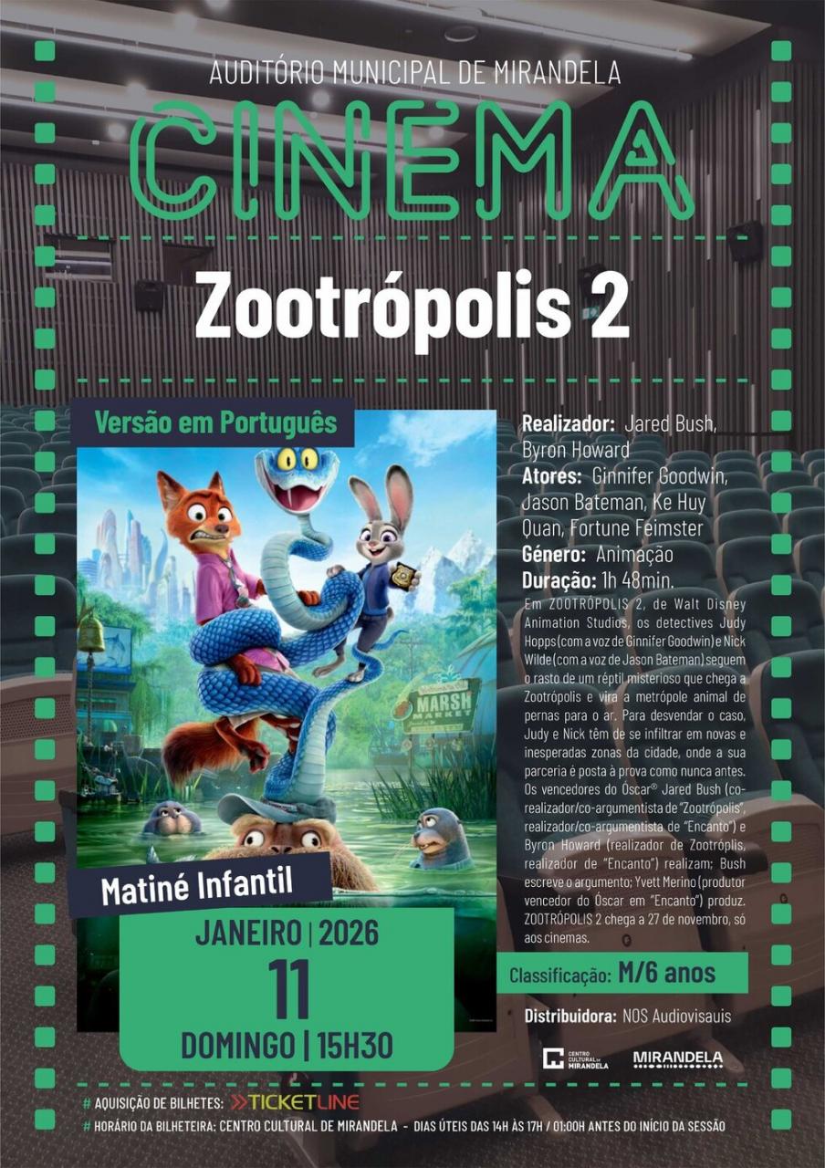 Zootr&oacute;polis 2 | Cinema - Matin&eacute; Infantil