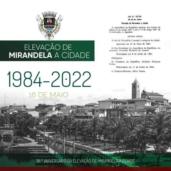 Elevação de Mirandela a Cidada