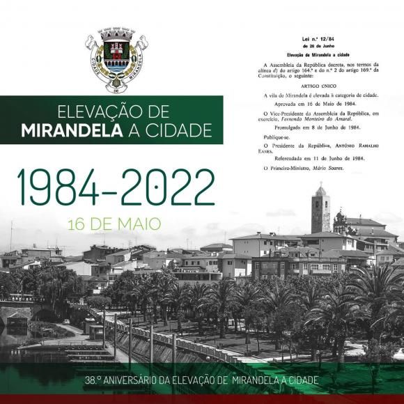 Elevação de Mirandela a Cidada