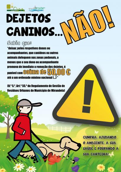 Campanha de Sensibilização dejetos caninos