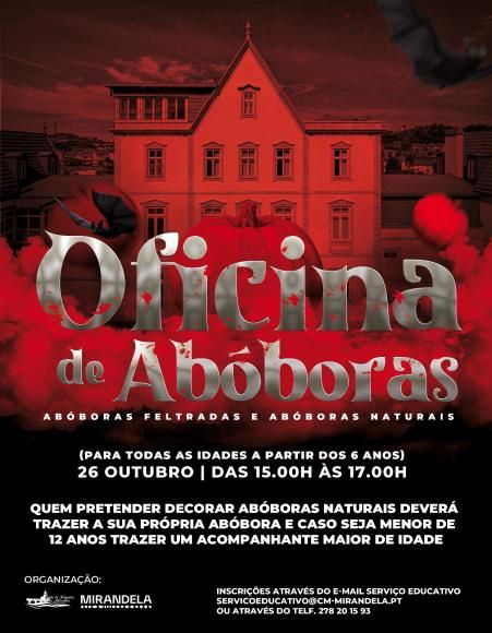 Oficina de Abóboras - Dê asas à criatividade e transforme a sua abóbora numa obra de arte!