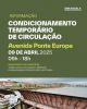 Condicionamento na circulação automóvel e pedonal  na Avenida Ponte Europa