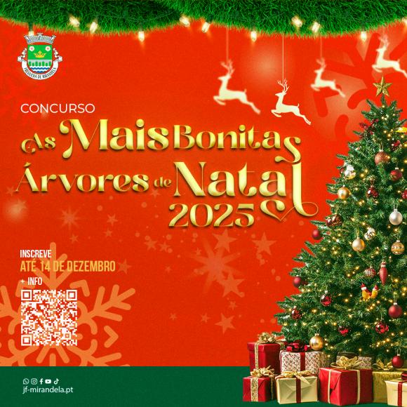 Concurso “As Mais Bonitas Árvores de Natal” 2025