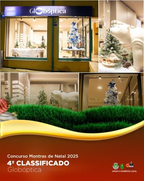 Concurso das Montras de Natal 2025 | An&uacute;ncio dos Vencedores