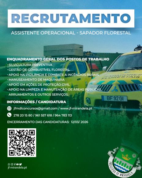 Estamos a Recrutar