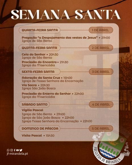 Semana Santa em Mirandela: f&eacute;, tradi&ccedil;&atilde;o e partilha