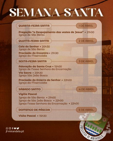 Semana Santa em Mirandela: f&eacute;, tradi&ccedil;&atilde;o e partilha