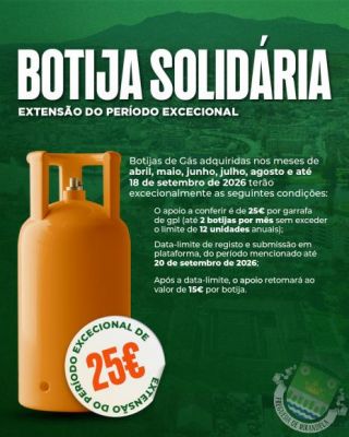 Botija Solid&aacute;ria | Per&iacute;odo excecional prolongado