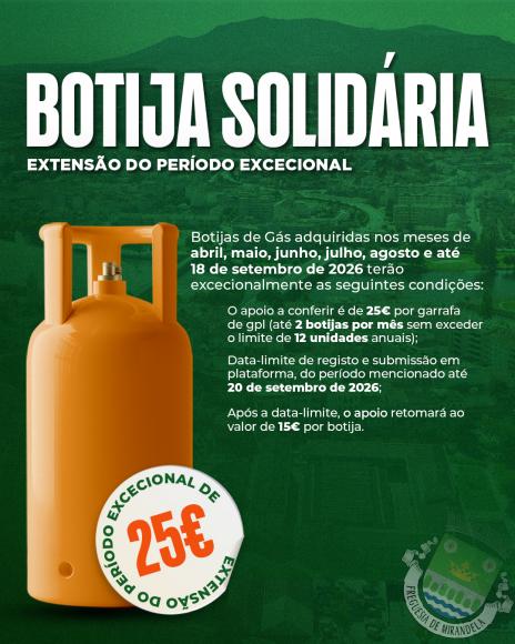 Botija Solid&aacute;ria | Per&iacute;odo excecional prolongado