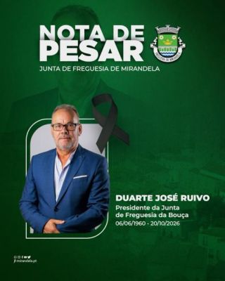 Nota de Pesar | Falecimento de Duarte Jos&eacute; Ruivo