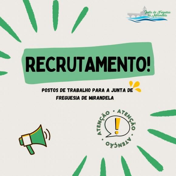 Junta de Freguesia Inicia Recrutamento de Trabalhadores