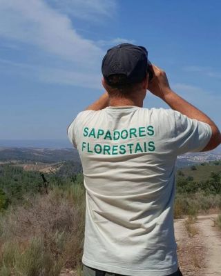 Vigilância ativa | Em dias de risco máximo de incêndio a equipa de Sapadores Florestais da Junta de Freguesia de Mirandela encontra-se a vigiar os locais de maior risco de incêndio. 