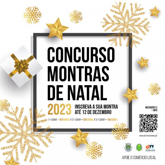 Junta de Freguesia e ACIM lançam novamente o concurso "Montras de Natal 2023"