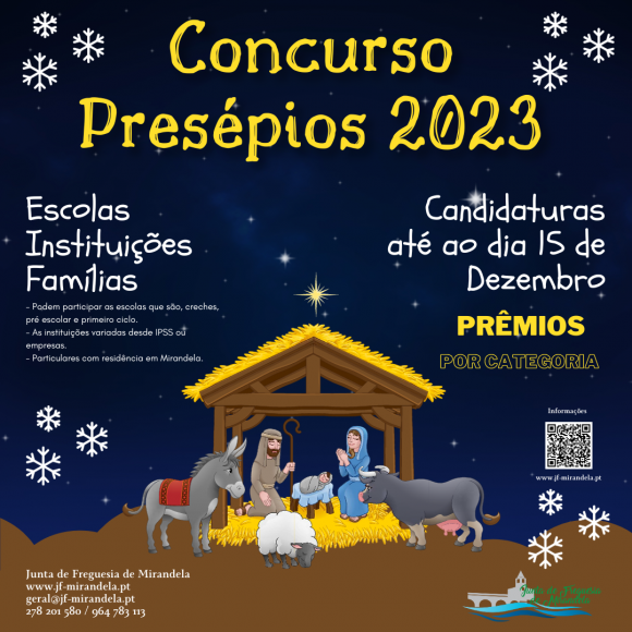Junta de Freguesia lança concurso de Presépios de Natal