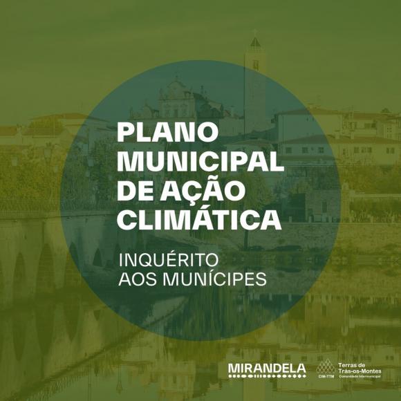 Plano Municipal de Ação Climática - Inquérito aos Munícipes