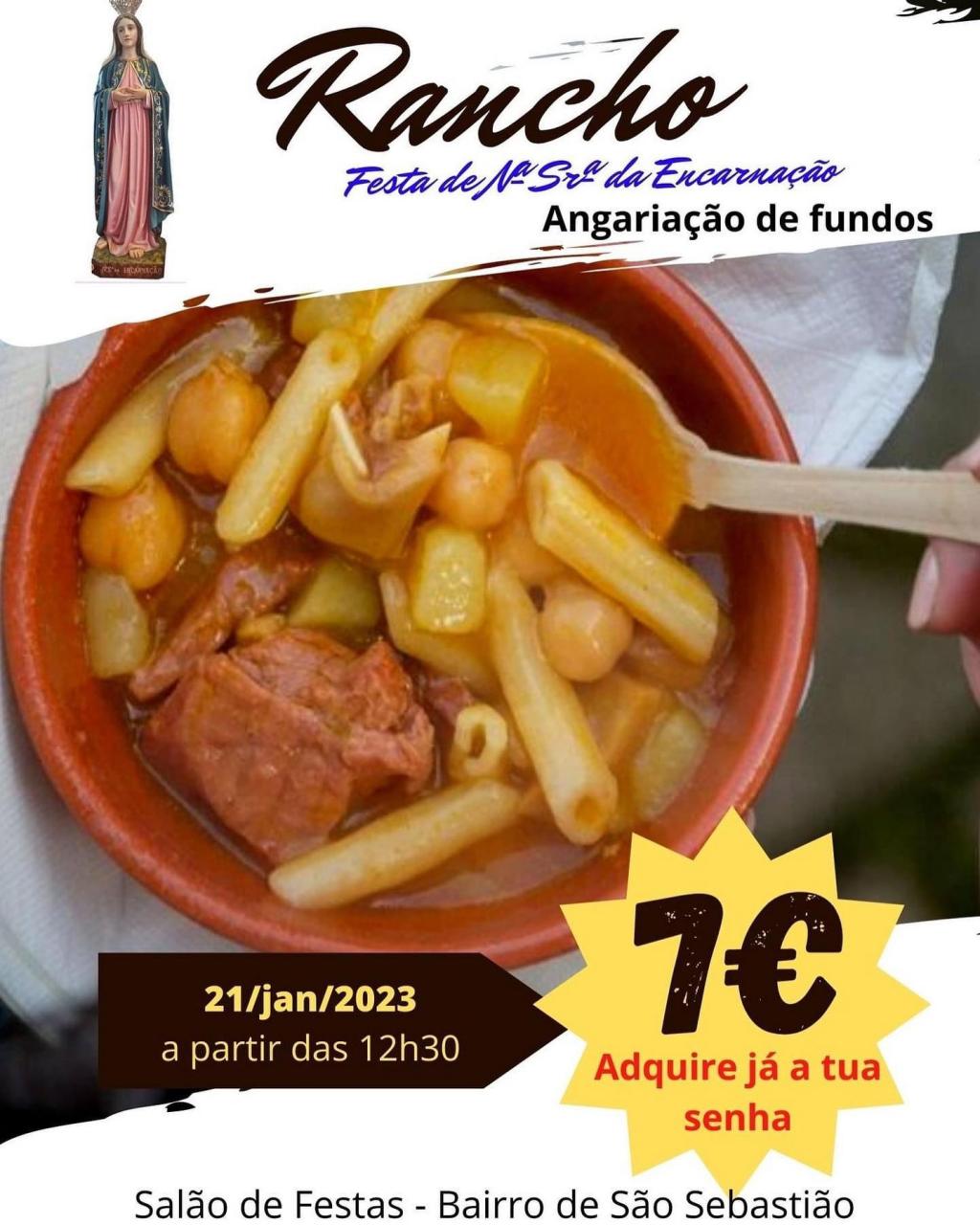 Angariação de fundos| Festa em honra de Nossa Senhora da Encarnação