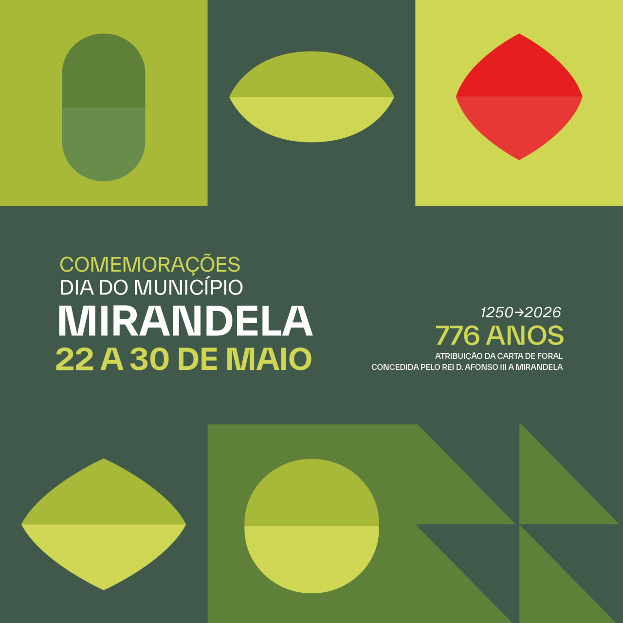 Comemora&ccedil;&otilde;es do Dia do Munic&iacute;pio de Mirandela de 2026