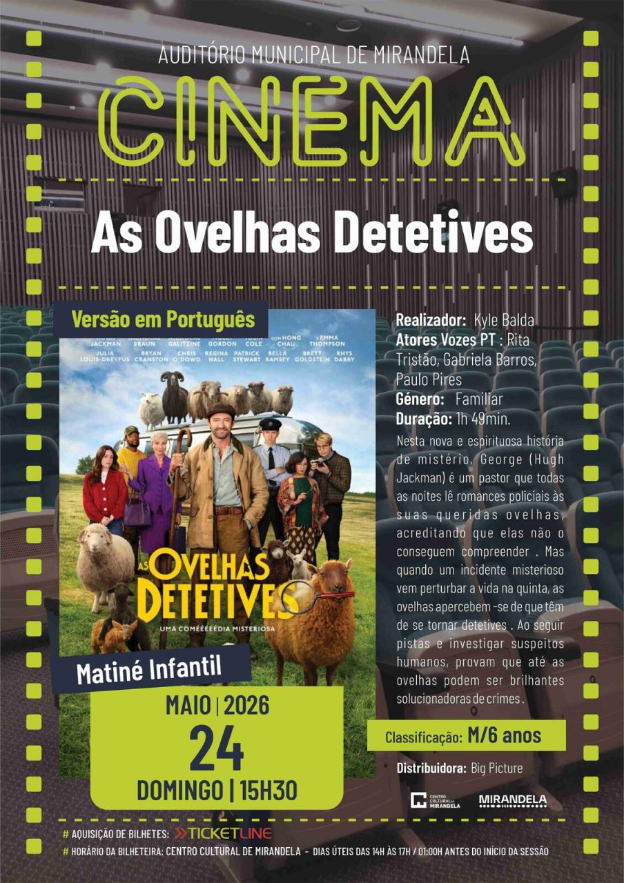 As Ovelhas Detetives | Cinema - Matin&eacute; Infantil