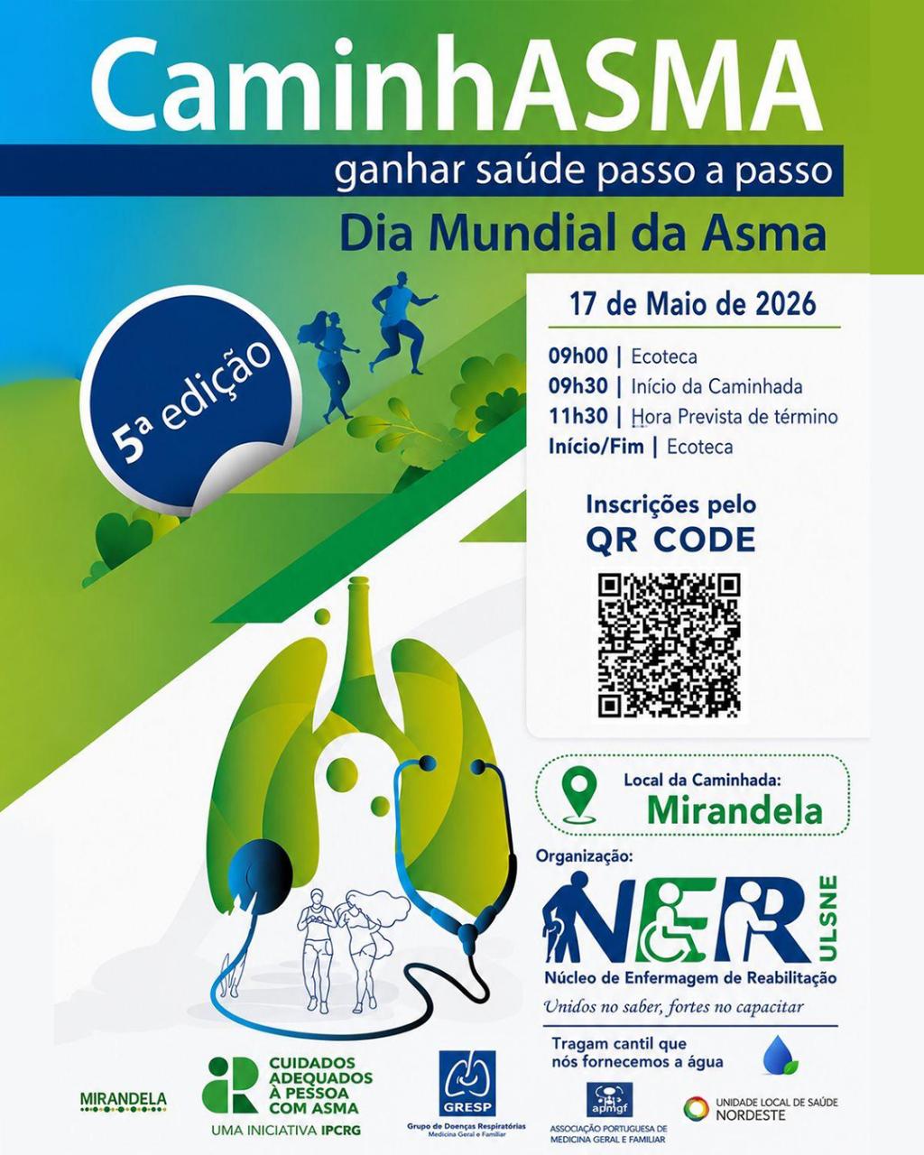 5.&ordf; edi&ccedil;&atilde;o da iniciativa CaminhASMA