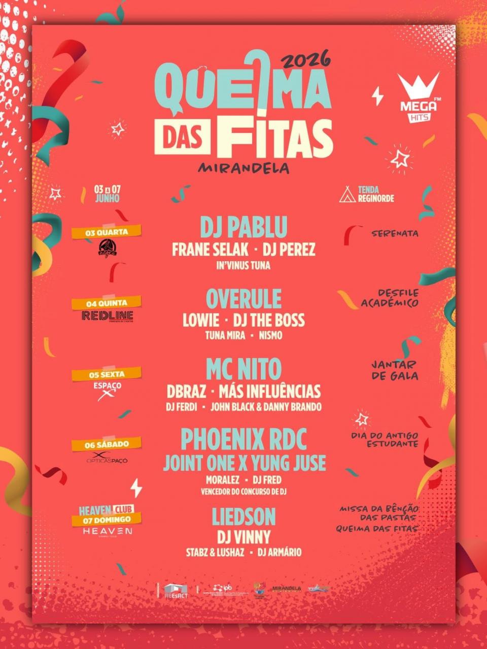 Queima das Fitas Mirandela 2026