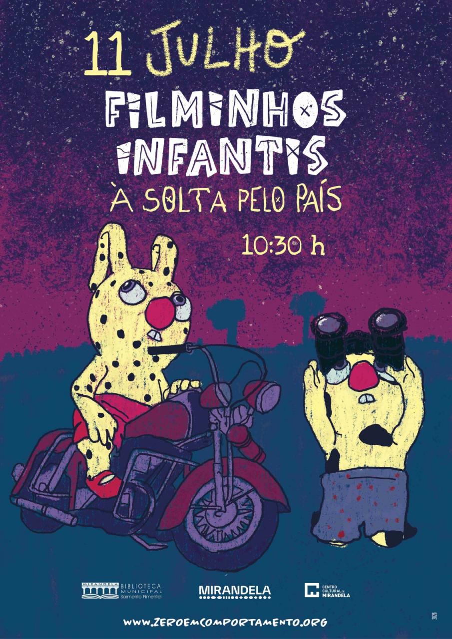 Filminhos Infantis &agrave; Solta pelo Pa&iacute;s - julho 2026