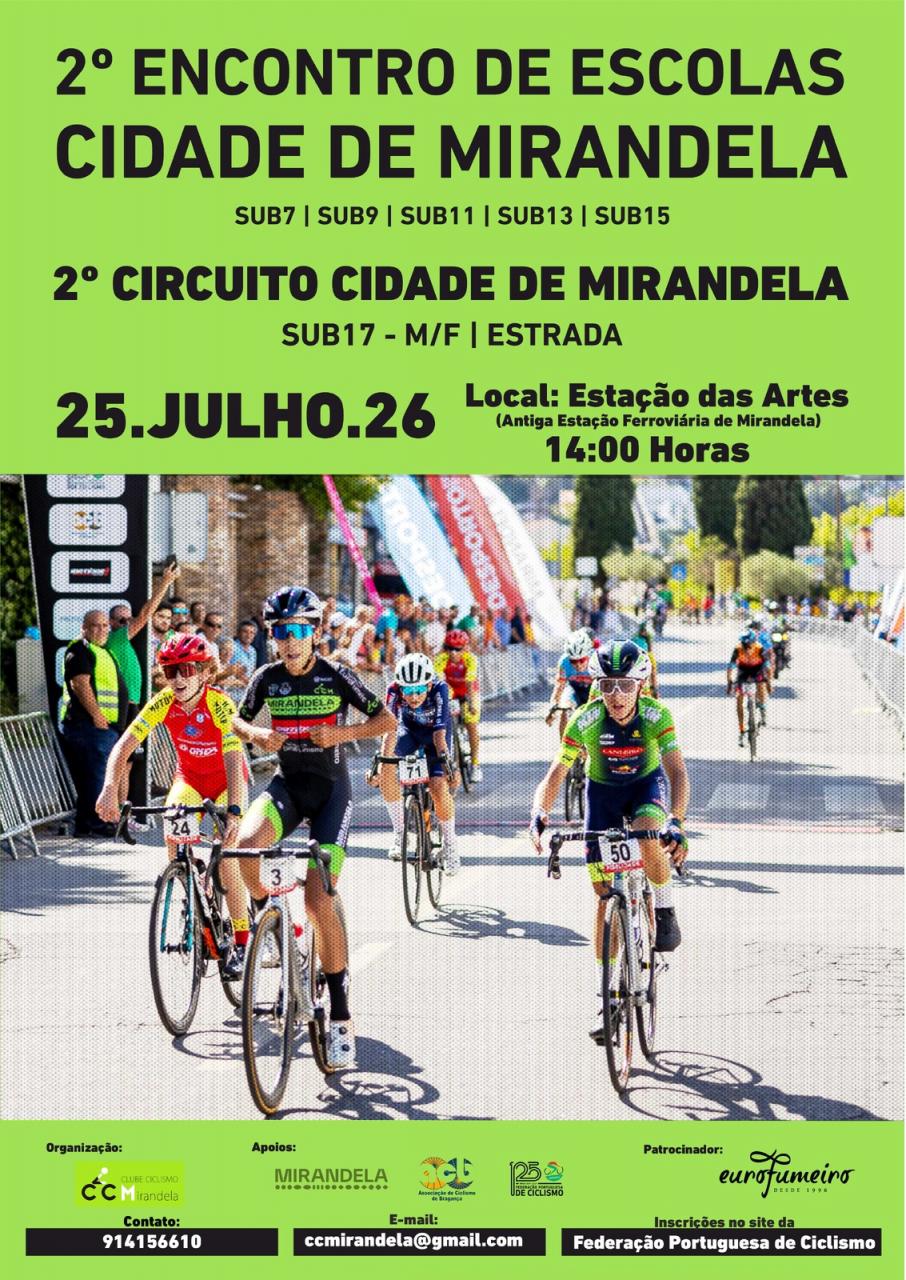 2&ordm; Encontro de Escolas - Cidade de Mirandela | Clube de Ciclismo de Mirandela