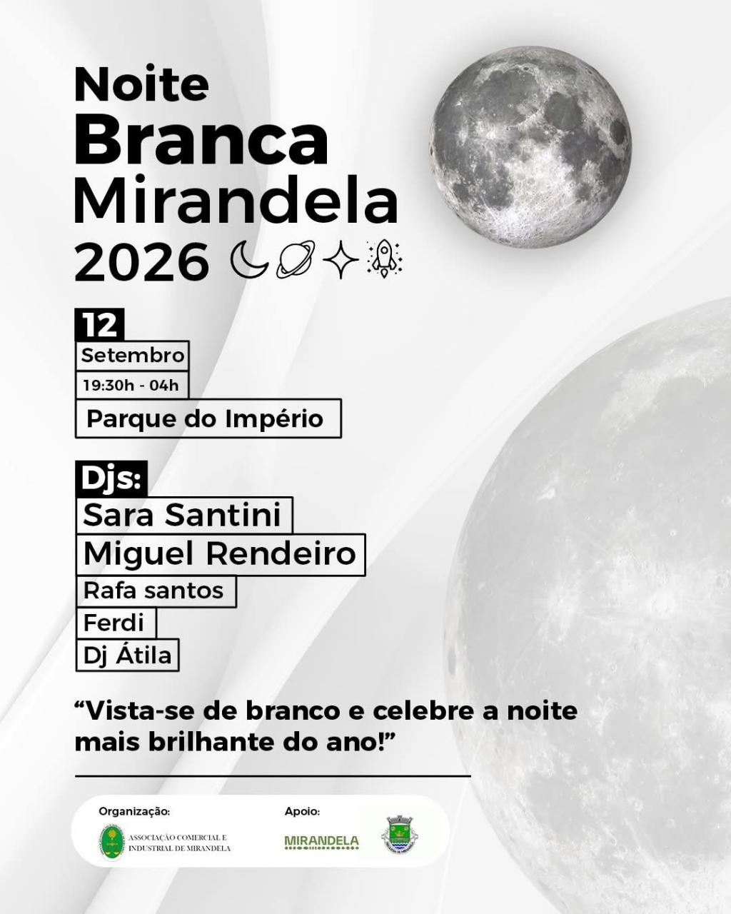 Noite Branca de Mirandela 2026 | ACIM