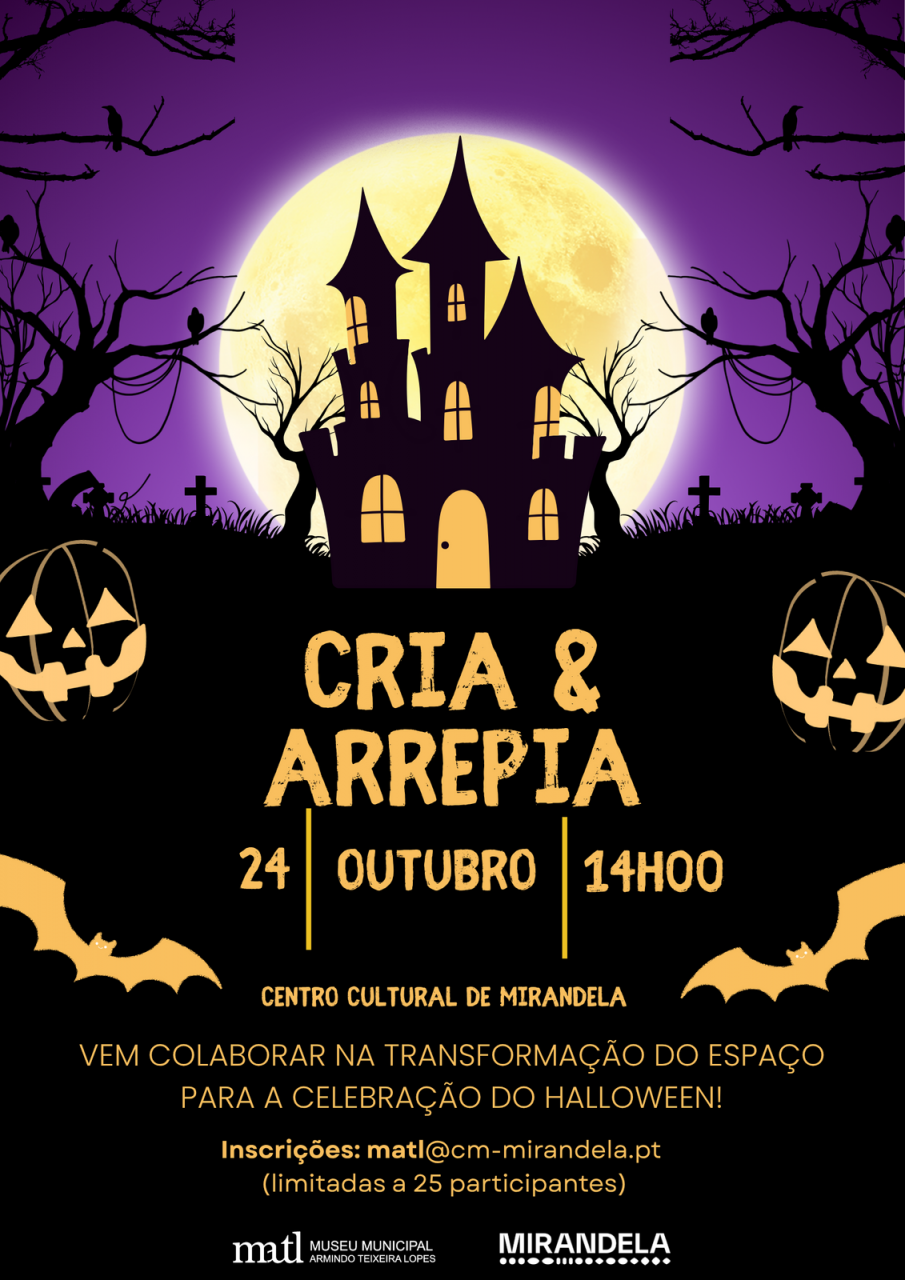 Cria & Arrepia! | Oficina Criativa de Halloween