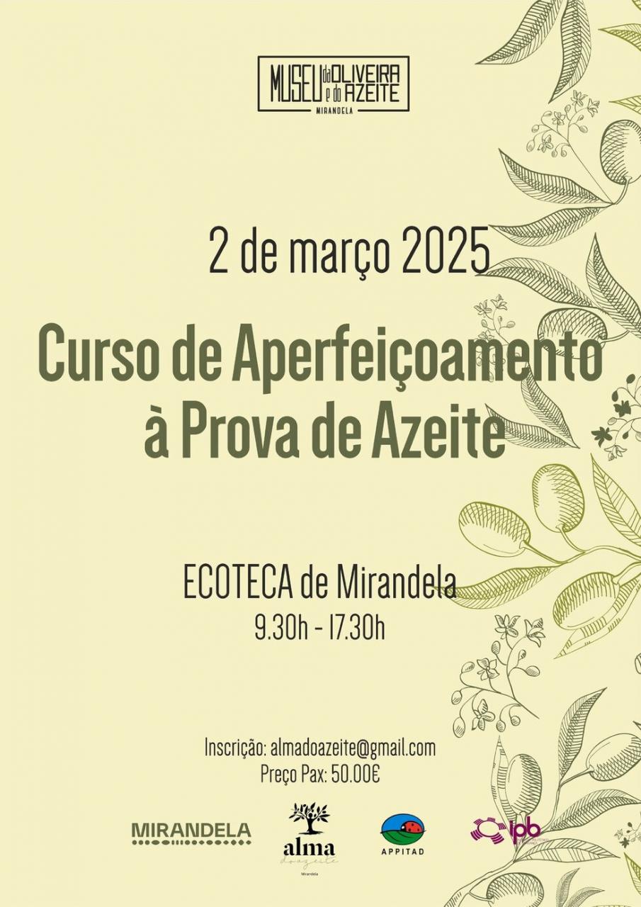 Curso de Aperfeiçoamento de Prova de Azeite | Ecoteca