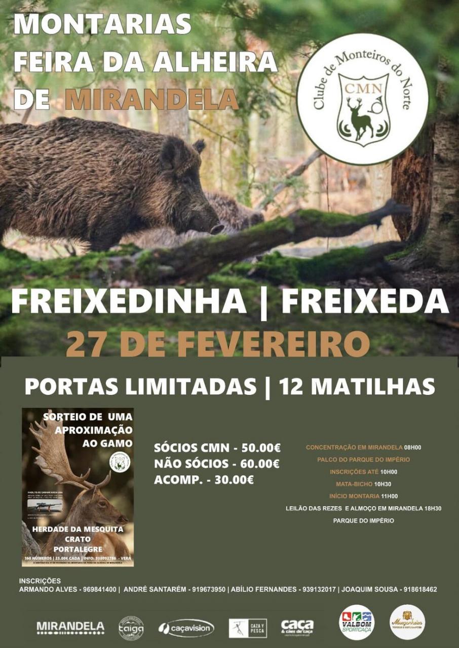 Montaria em Freixedinha/Freixeda | XXV Feira da Alheira de Mirandela