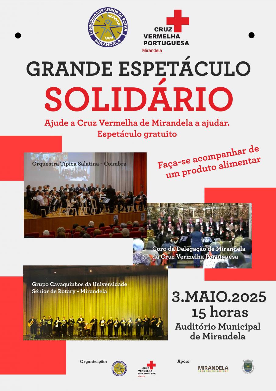 Grande Espetáculo Solidário - Cruz Vermelha Mirandela 