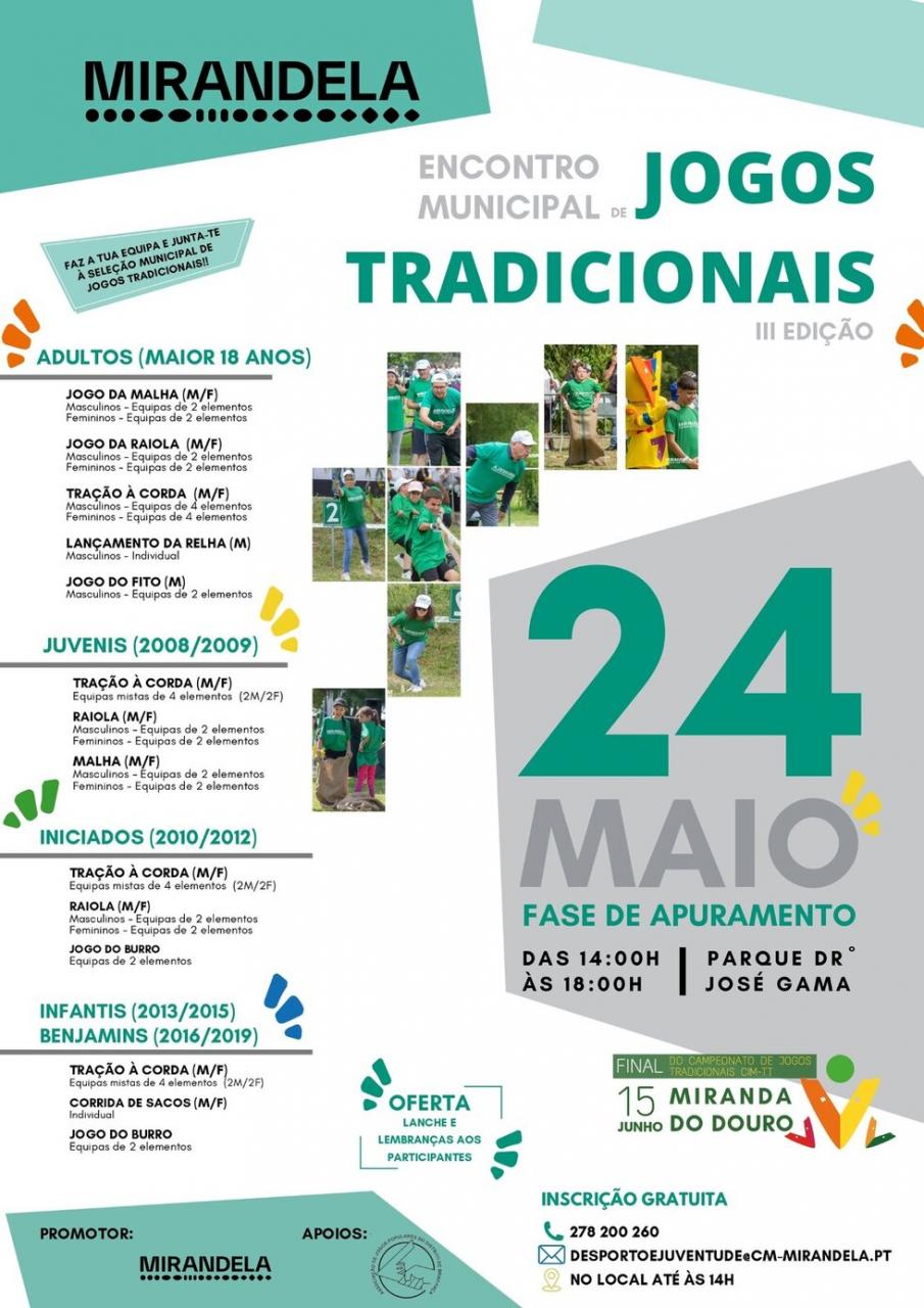 Encontros Municipais de Jogos Tradicionais - Fase de Apuramento