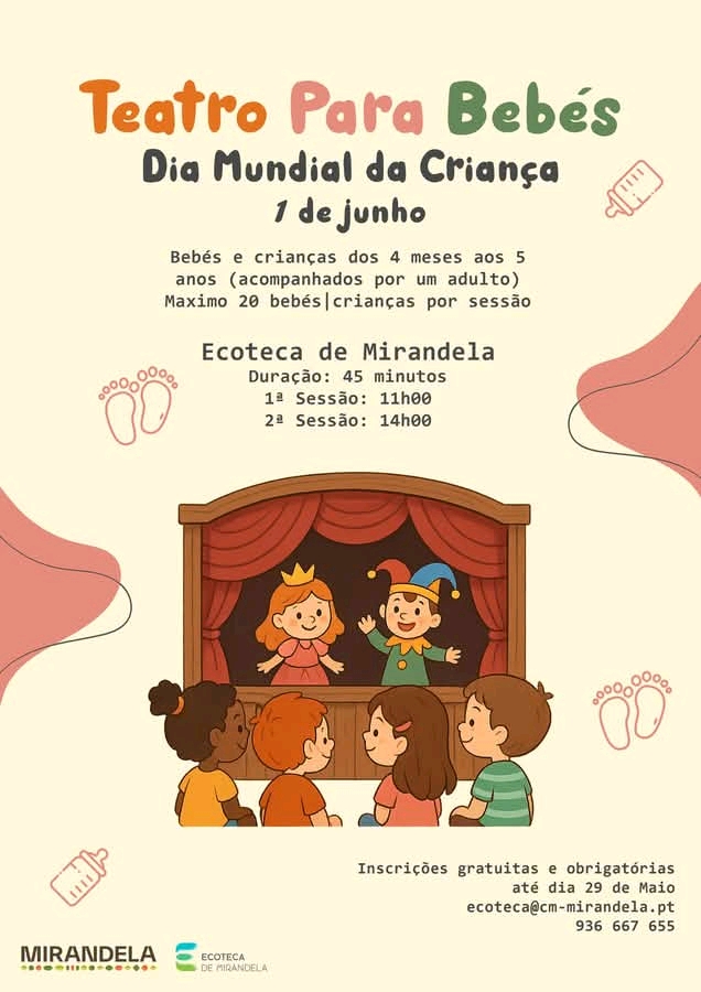 Teatro para bebés- dia mundial da criança 
