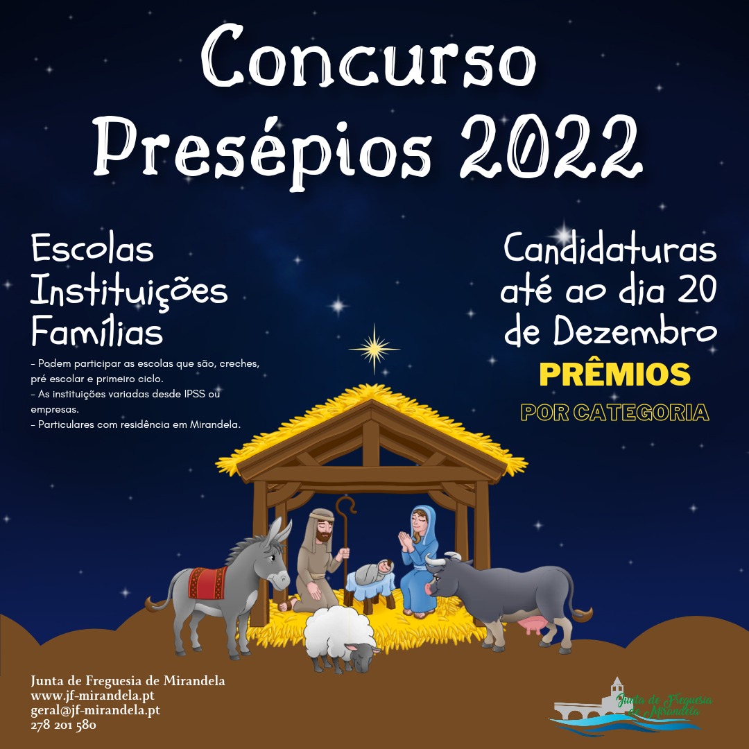 Concurso Presépios de Natal 2022
