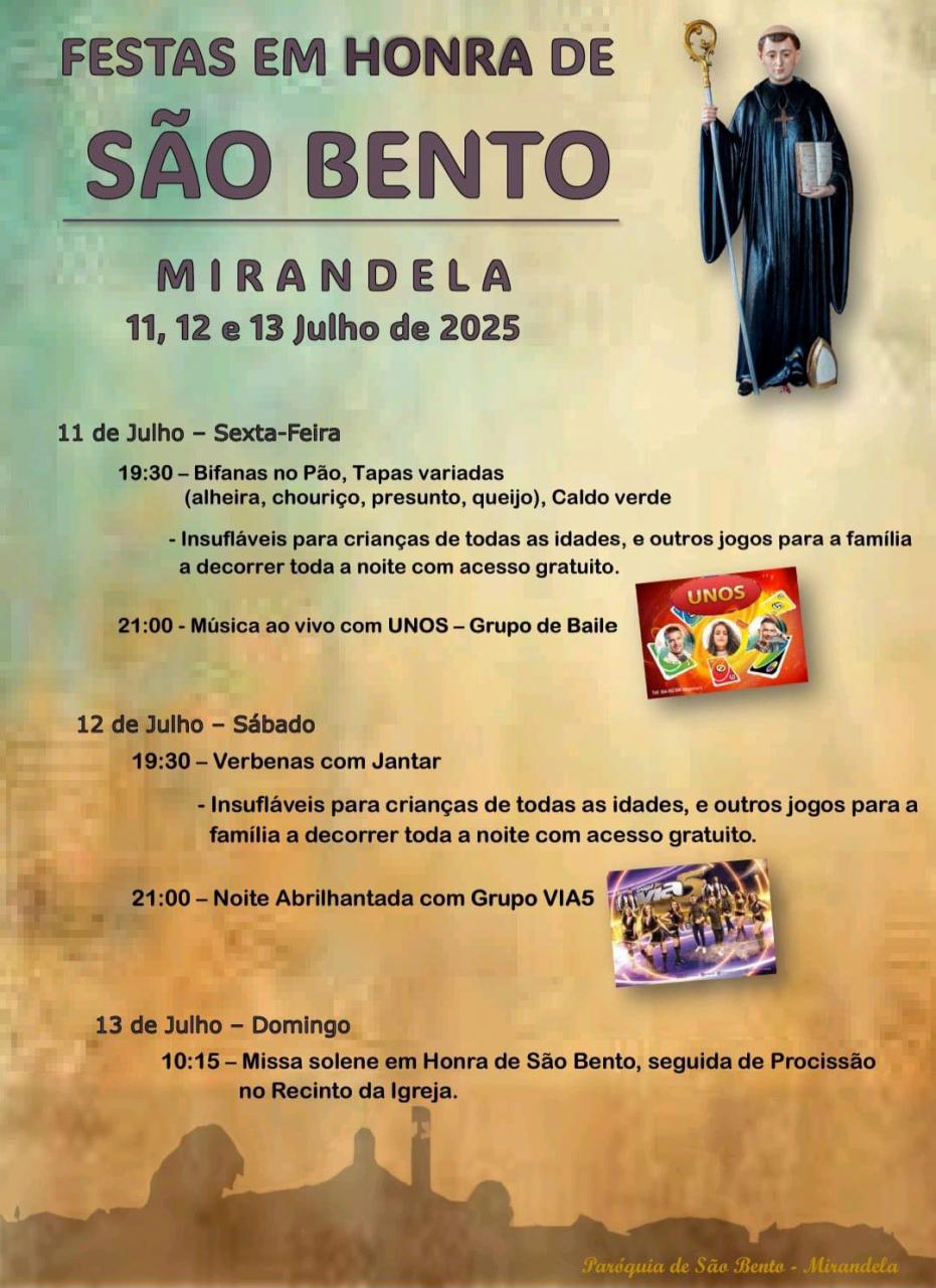 Festa em Honra e Louvor de São Bento Mirandela 