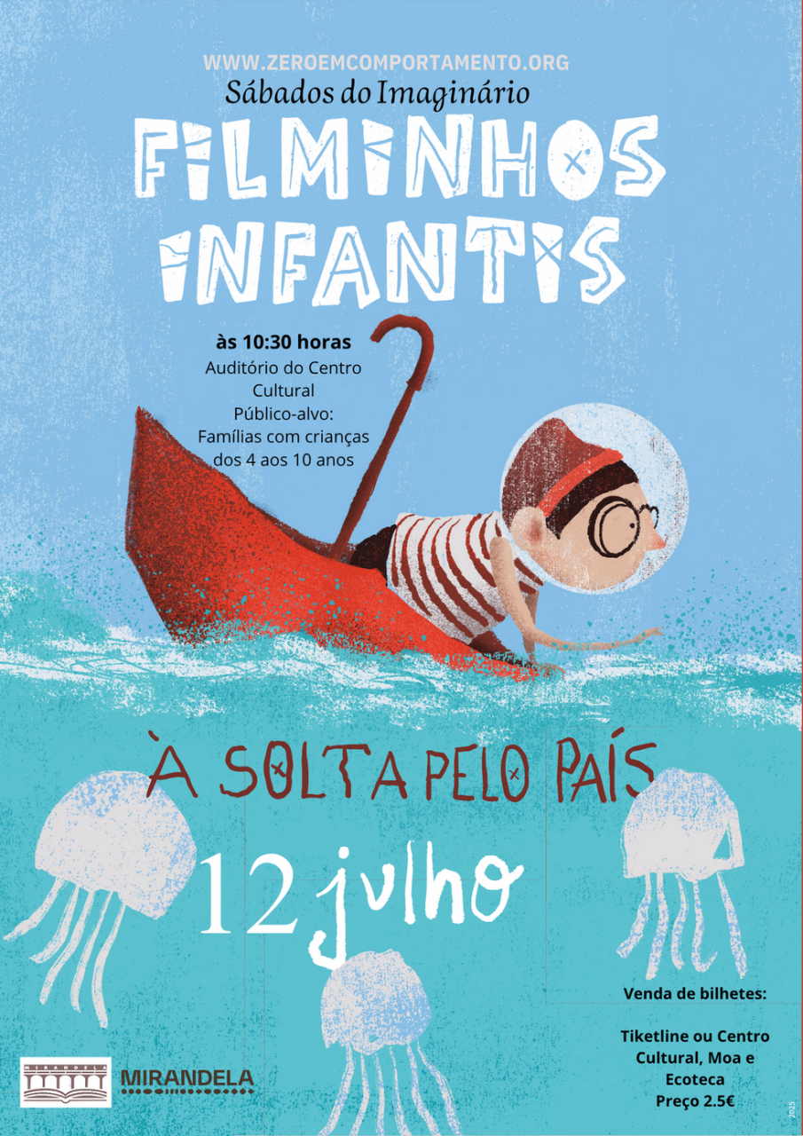 Filminhos Infantis à Solta pelo País - Sábados do Imaginário - julho 2025