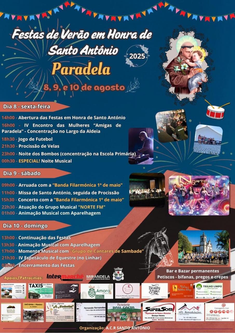 Festa de Verão em Honra de Santo António | Paradela