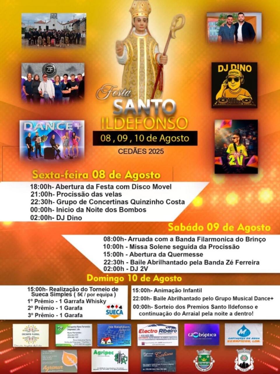 Festa em Honra de Santo Ildefonso | Cedães