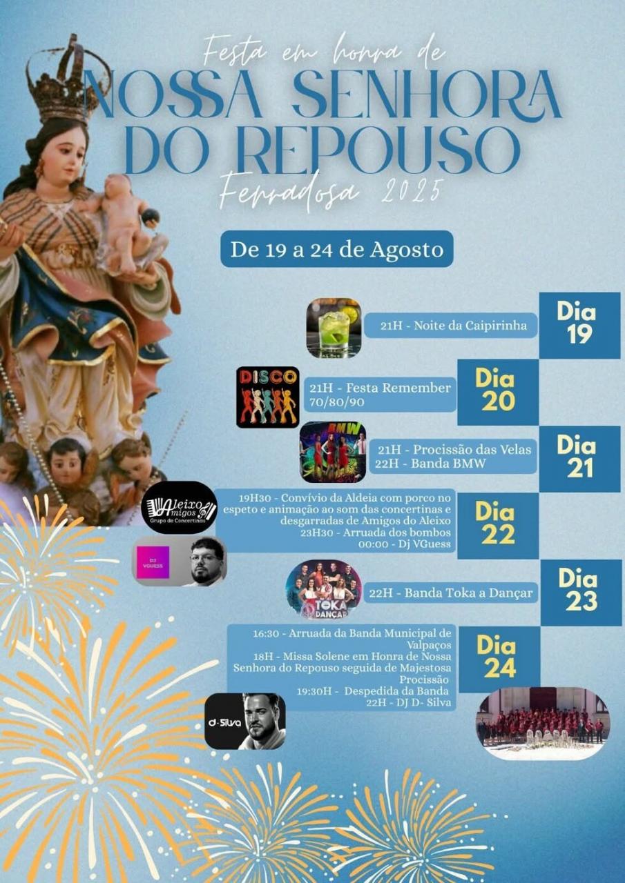 Festa em Honra da Nossa Senhora do Repouso | Ferradosa