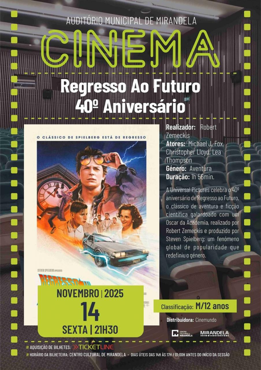 Regresso ao Futuro - 40º Aniversário | Cinema