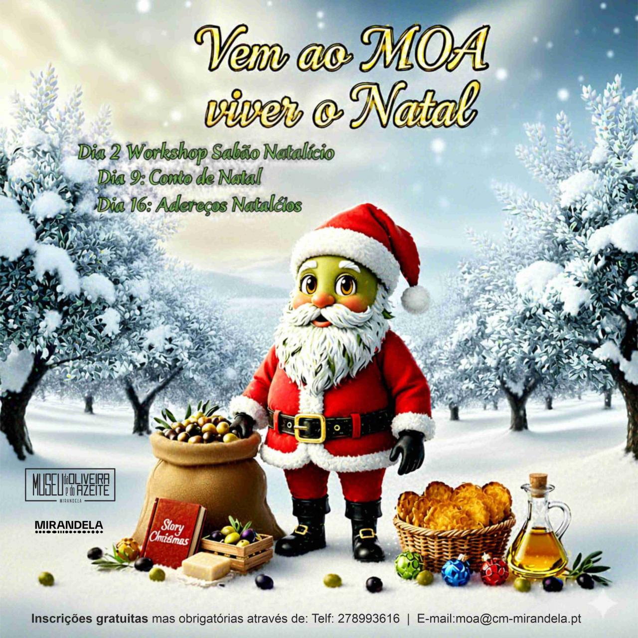 “Vem ao MOA viver o Natal' | Oficinas