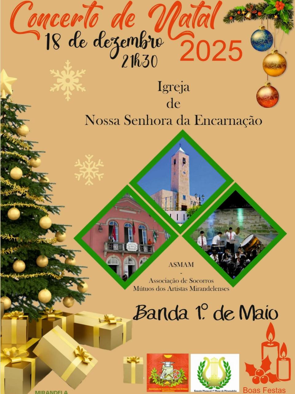 Concerto de Natal da Banda 1º de Maio