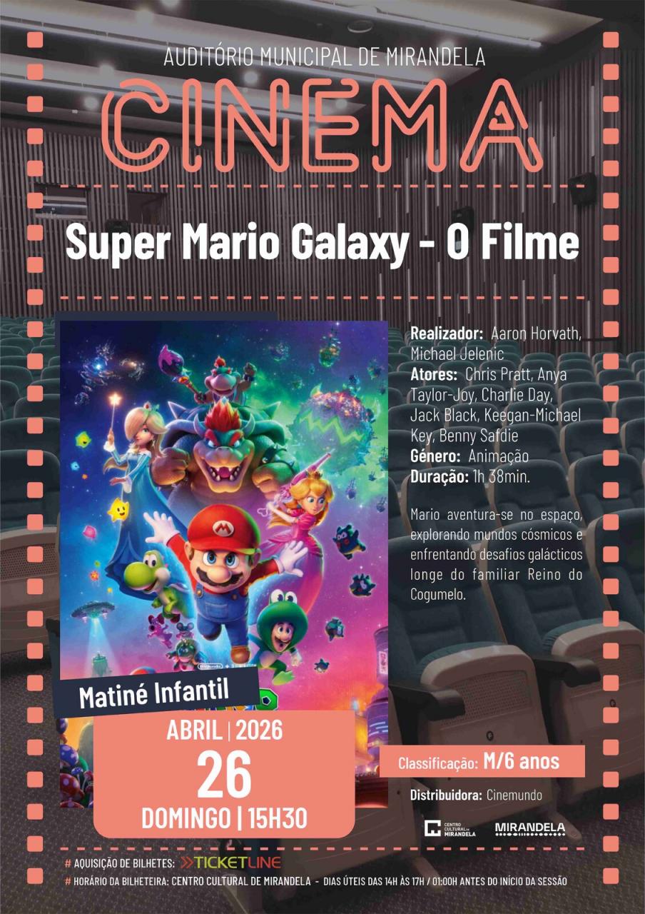 Super Mario Galaxy - O Filme | Cinema - Matin&eacute; Infantil